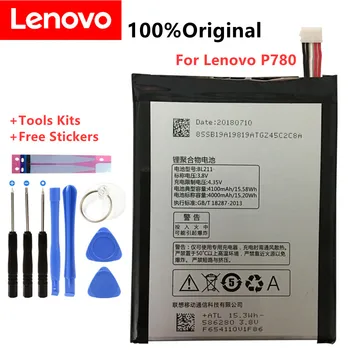 Для Lenovo P780 Аккумулятор BL211 4100 мАч Сменный аккумулятор для смартфонов Lenovo P780