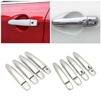 Для Nissan Pulsar C13 2015-2018 Изменение экстерьера автомобиля Хромированная дверная ручка, декоративная накладка, Защитная наклейка
