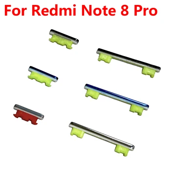 Для Redmi Note 8 Pro Кнопка включения Громкости Боковая клавиша Кнопка включения Выключения Клавиша замены Запасных частей Для ремонта