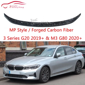 Задний Спойлер в стиле G20 MP Из Кованого Углеродного волокна Для BMW 3 Серии G20 Седан 2020 + Задний багажник