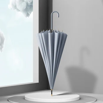 Зонты с длинной ручкой, Ветрозащитные Широкие Автоматически Открывающиеся Зонты Fresh-Style Для использования на открытом воздухе