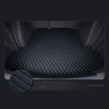 Изготовленный на заказ коврик для багажника автомобиля из искусственной кожи для Honda CITY Accord Crosstour VEZEL 2015-2022 Детали интерьера Автоаксессуары