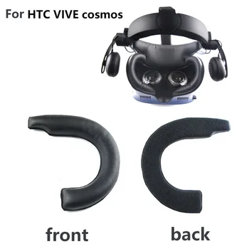 Искусственная защитная мягкая кожаная накладка для глаз, маска, защищающий от пота коврик для HTC VIVE Cosmos VR, сменные аксессуары для гарнитуры, запчасти