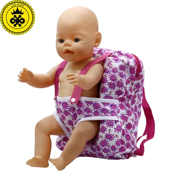 Исходящие пакеты Рюкзак для куклы для переноски на открытом воздухе Подходит для переноски 43-сантиметровой куклы Baby Babies и 18-дюймовой американской куклы B-2