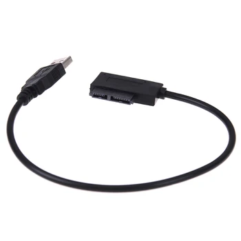 Кабель-адаптер оптического привода USB к 7 + 6 13pin slim sata/ide cd dvd rom