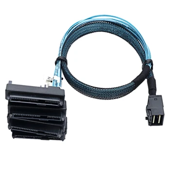 Кабель для сервера жесткого диска Mini SAS SFF-8643-4X29Pin SFF-8482 3,33TF/1 М