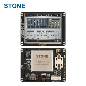 Каменный 3,5-дюймовый интеллектуальный модуль отображения HMI TFT LCD с RS232 / RS485 / TTL для использования в оборудовании