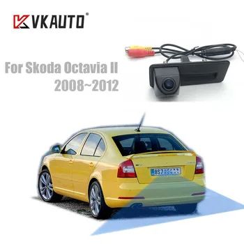Камера с ручкой багажника VKAUTO для Skoda Octavia 1Z 2006 2007 2008 2009 2010 2011 2012 CCD HD Камера заднего вида для парковки
