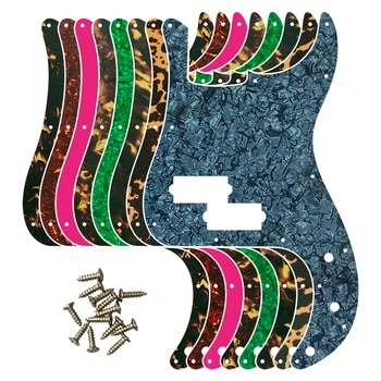 Качественная электрогитара Fei Man Parts - для США/Мексики Накладка для бас-гитары Fd Standard P, Царапающая пластина с рисунком пламени