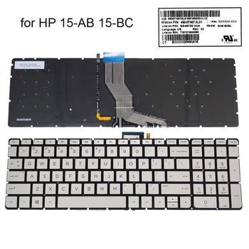 Клавиатура для ноутбука с подсветкой на американском и английском языках Для HP Pavilion 15-AB 15-AN 15-AU 15-AK 15-AR 15-AQ 15-BC BK 17-G 17-AB Сменные клавиатуры