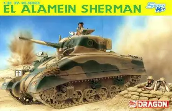 Комплект пластиковых моделей Dragon 6447 1/35 El Alamein Sherman
