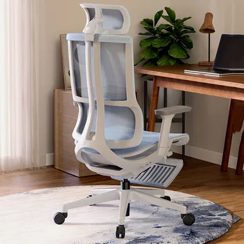Компьютерное Эргономичное офисное кресло с подвижным подлокотником, Удобные уличные офисные кресла, Подлокотник Из кожи Cadeira Para Computador, Римская мебель