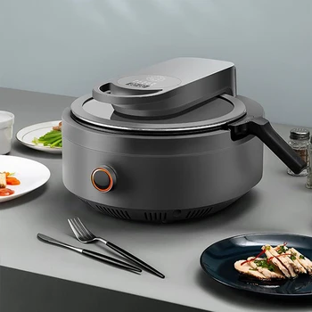 Кухонная Машина a9 Home Automatic Frying Intelligent Robot Wok Машина для приготовления жареного риса Wok Smart Food Machine 1200 Вт 220 В