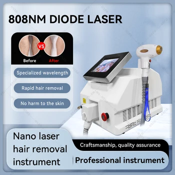 Лазер для удаления волос 808нм диодный лазер для интимных частей подмышек и бедер лазерный эпилятор