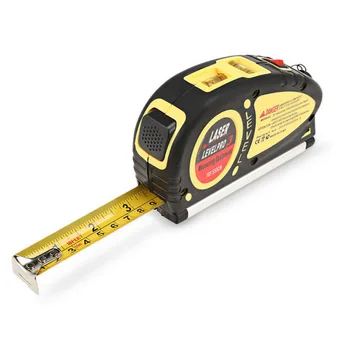 Лазерная рулетка длиной 5,5 м высокоточный проектор перекрестия, лазерный уровень, рулетка, портативный измерительный инструмент, лента