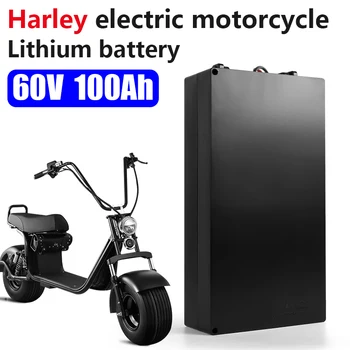 Литиевая батарея электромобиля Harley 18650 60V 100Ah для двухколесного Складного электрического скутера Citycoco