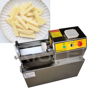 Машина для резки картофеля фри Коммерческая Электрическая машина для нарезки картофельных чипсов Маленькая машина для нарезки овощей и фруктов