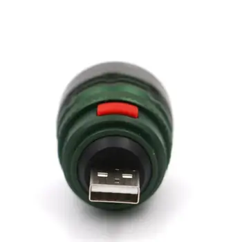 Мини USB Вспышка Ультра Яркий Фонарик Lanterna Портативный Фонарик Питание от USB Интерфейса Power Bank Светодиодное Освещение 3 Режима