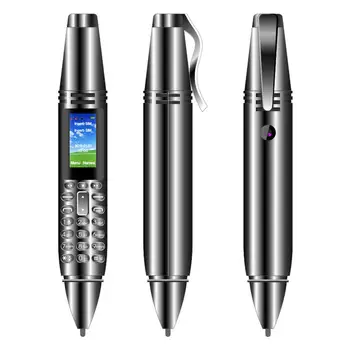 Мини-мобильный телефон с ручкой Ak007, экран 0,96 дюйма, Gsm Bluetooth-совместимая камера, номеронабиратель с диктофоном, ручка-мини-мобильный телефон
