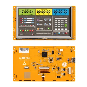 Модуль последовательного ЖК-дисплея HMI с диагональю 4,3-10,1 дюйма с программой + Сенсорный экран для панели управления оборудованием