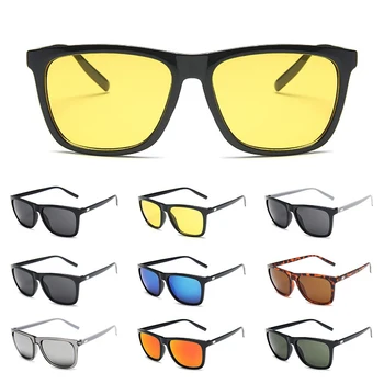 Мужские И женские Поляризованные Солнцезащитные очки, роскошные брендовые дизайнерские Винтажные Солнцезащитные очки, Мужские Модные солнцезащитные очки для вождения, Окуляры для очков