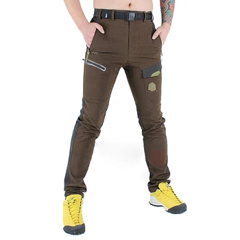 Мужские УФ-защищенные водонепроницаемые носимые эластичные тонкие походные брюки для треккинга, мужские весенне-осенние быстросохнущие походные брюки для скалолазания