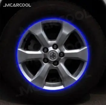 Наклейка на обод колеса автомобиля Мотоцикла, модифицированная шина колеса, светоотражающая наклейка, украшение интерьера для универсального автомобиля