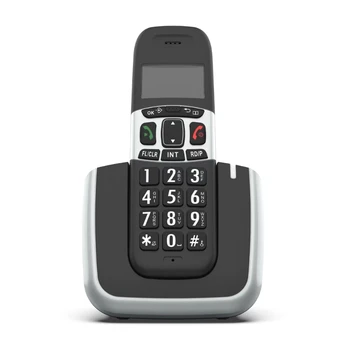 Настольный телефон D1004 с дисплеем вызывающего абонента Стационарный настольный телефон многоязычный