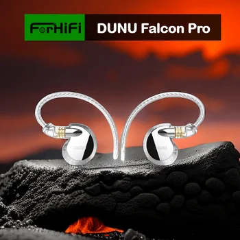 Наушники DUNU Falcon Pro с динамическим драйвером, мониторы-вкладыши IEMs 10 мм Eclipse с аморфным DLC-куполом