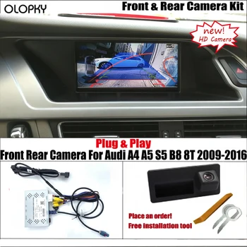Нет необходимости Кодировать Парковочную камеру Для Audi A4 A5 S5 B8 8T 2009-2016 Оригинальный Экран Передней камеры заднего вида и Видеодекодер