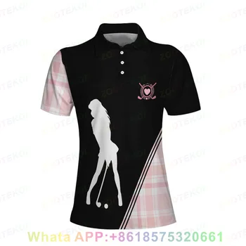 Новая женская рубашка для гольфа, быстросохнущие дышащие Рубашки Поло, топ с коротким рукавом, Одежда для гольфа, Спортивная модная футболка-поло для футбола