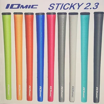 Новые 13шт/10шт IOMIC STICKY 2.3 TPE Ручки для гольфа, Универсальная резина, 8 цветов на выбор