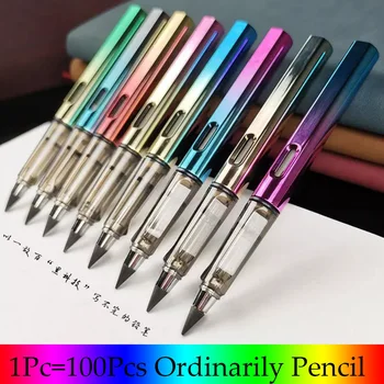 Новые Технологические цветные карандаши Infinity Без заточки, вечные карандаши без чернил, ручки Kawaii без ограничений, школьные канцелярские принадлежности