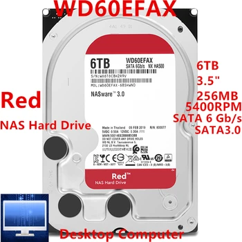 Новый Оригинальный жесткий диск для WD Brand Red 6 ТБ 3,5 