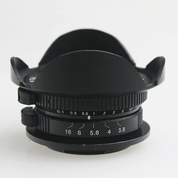 Объектив камеры APSC 8 мм F3.8 FX M43 EOSM для камеры SONY NIKON Olympus Fujitsu