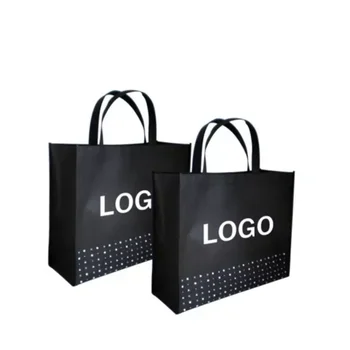 Оптовая продажа 500 шт./лот, изготовленные на заказ экологичные многоразовые нетканые сумки для покупок с логотипом вашей компании /магазина для торговли