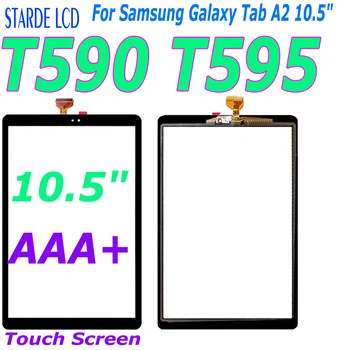 Оригинальная Сенсорная панель планшета Для Samsung Galaxy Tab A 10,5 T590 T595 Сенсорный экран Дигитайзер SM-T590 SM-T595 ЖК-Стеклянный Датчик