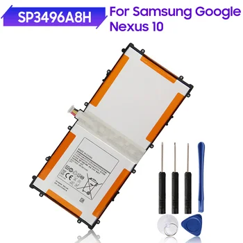 Оригинальный аккумулятор для планшета SP3496A8H (1S2P) для Samsung Google Nexus 10 GT-P8110 SP3496A8H HA32ARB 9000mah аутентичный аккумулятор