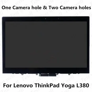 Оригинальный НОВЫЙ 02DA313 Для Lenovo Thinkpad L380 Yoga 20M7 20M8 FHD 1920X1080 ЖК светодиодный сенсорный экран Дигитайзер в Сборе с Рамкой
