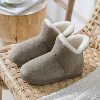 Осенне-зимние хлопковые тапочки A29, женские нескользящие тапочки, хлопковая обувь, домашняя теплая обувь