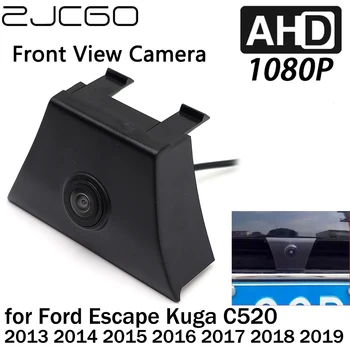 Парковочная камера с логотипом ZJCGO спереди AHD 1080P ночного видения для Ford Escape Kuga C520 2013 2014 2015 2016 2017 2018 2019