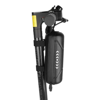 Передняя сумка для электрического скутера, Водонепроницаемые сумки EVA Hard Shell, Светоотражающая сумка для подвешивания на руле, Аксессуары для хранения для Xiaomi M365