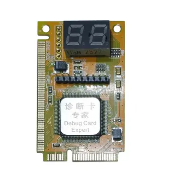 Пластик/металл 5x3x1 см 3 в 1 Mini PCI-E LPC PC Analyzer тестер тест почтовой открытки