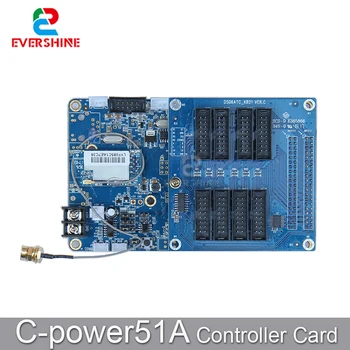 Плата Беспроводного светодиодного контроллера Lumen C-power51A RGB Для полноцветного светодиодного рекламного Видеоэкрана
