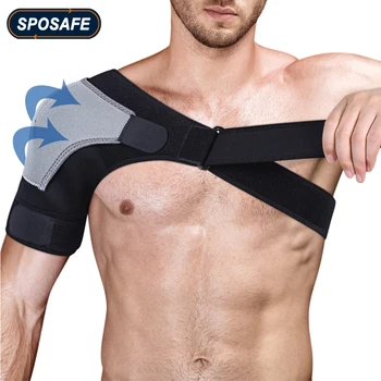 Плечевой бандаж Поддерживает Компрессионные рукава для порванной вращательной манжеты, Иммобилайзер для снятия боли в суставах переменного тока, обертывание для рук с пакетом льда
