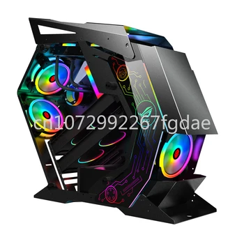 Популярная игровая консоль 2021 для ПК Atx с алюминиевым корпусом в форме RGB