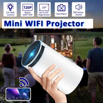 Портативный Проектор Mini HY300 TV Для домашнего кинотеатра, совместимый с HDMI, Поддержка Full HD Android 1080P Для Samsung Freestyle