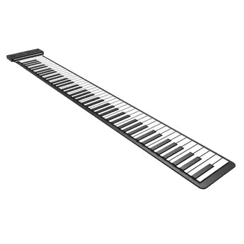Профессиональное рулонное пианино с 88 клавишами, Портативное USB-складное цифровое Пианино, Гибкая силиконовая электронная клавиатура Для детей и взрослых