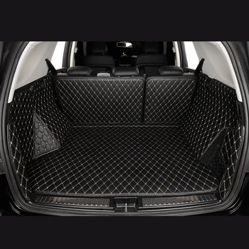 Прочный Изготовленный На Заказ Кожаный Красочный Коврик Для Багажника Автомобиля Land Rover Discovery 4 LR4 L319 2009-2016 TDV6 HSE Auto Carpet Детали Интерьера