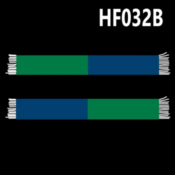Размер MHFC 145*18 см, наполовину зеленый, наполовину синий шарф для фанатов, двусторонний вязаный HF032B